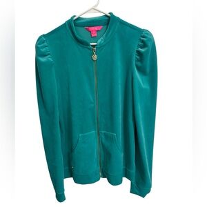 NWOT Size S Lilly Pulitzer Teal Women's Jacket